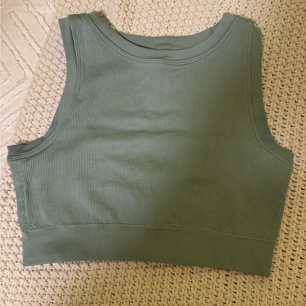 Workout tank. Can be worn with or without a sports bra